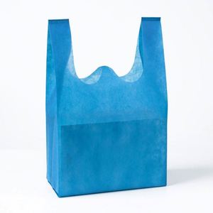 Bolsa de Compras Reutilizable Plegable de Alta Calidad, Resistente y Compostable, para Supermercado, Venta al por Mayor Directa de Fábrica, Tipo Camiseta - Product Image 3