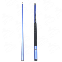 Bâton de queue en carbone fait à la main de 13mm en acier inoxydable de 10mm avec queue de saut en bois d'érable pour les sports de piscine