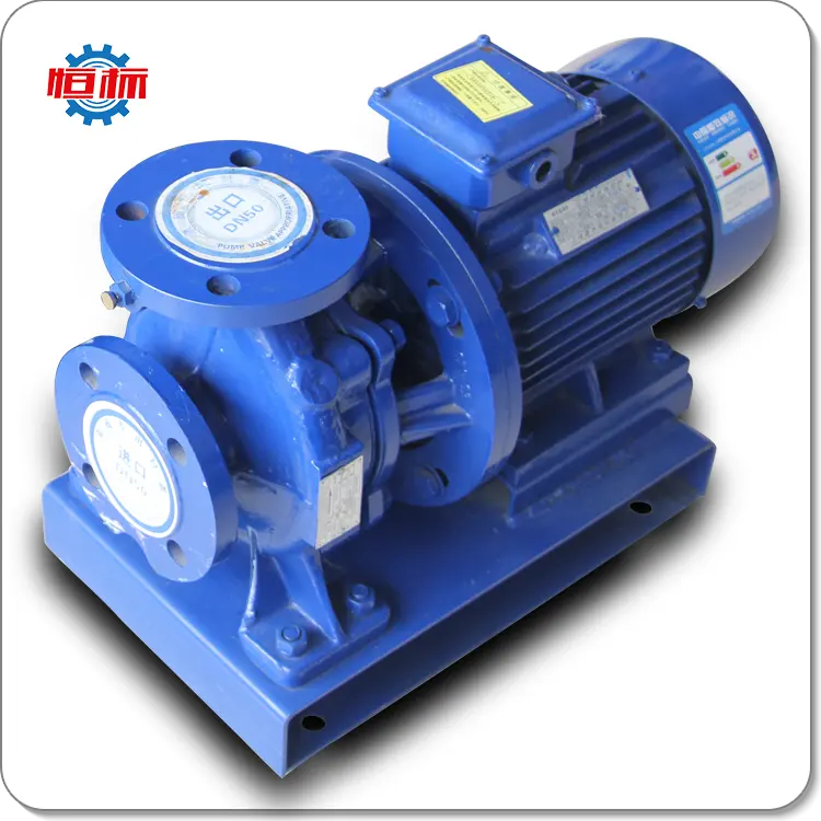 Water Pump High Pressure AC Power Electric Motor Horizontal Centrifugal 7.5hp Clean Water or Other Liquid with Physical Nature