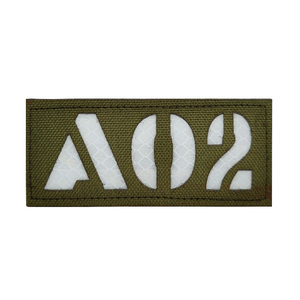 Parches Personalizados con Nombre y Número Cortados con Láser Infrarrojo Reflectante, Parches de Letras IFF para Exteriores - Product Image 5