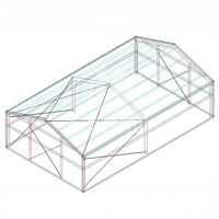 Garage en structure métallique, anti-corrosion, durable, hauteur du sol de 3 à 8 m, atelier/entrepôt privé/commercial, stationnement, assemblage modulaire