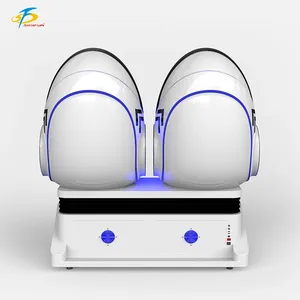 Thực tế ảo thiết bị trò chơi điện ảnh giả lập <span class=keywords><strong>2</strong></span> chỗ 9D <span class=keywords><strong>VR</strong></span> <span class=keywords><strong>3D</strong></span> trứng ghế máy - Product Image 4