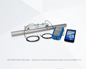 เครื่องวัดอัตราการไหลแบบอัลตราโซนิกชนิดหนีบ Krohne-OPTISONIC 6300 P สำหรับการวัดอัตราการไหลชั่วคราว - Product Image 4