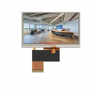 工业屏幕4.3英寸薄膜晶体管液晶显示面板480*272高清液晶显示屏，带电阻触摸屏