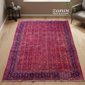 One of the Kind Qom Wool Medallion Rug 12'3 X 9' Hand Knotted Traditional Floral Design - Product Image 2
