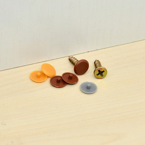 Sukepu – couvercle de vis en plastique rond décoratif pour meubles et armoires, connecteur 3 en 1 - Product Image 2