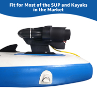 Moteur de propulseur électrique sous-marin pour kayak, bateau pneumatique, flotteur - Idéal pour la pêche et la planche à pagaie gonflable