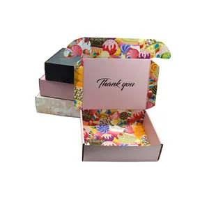 Custom Logo print full Color Die Cut Cardboard lingerie scarf socks set packaging Foldable T-shirt Boxes