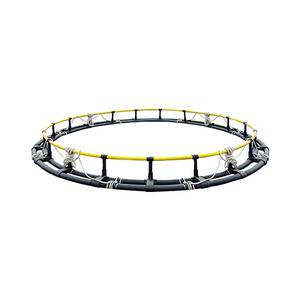 Équipement de pêche, aquaculture en haute <span class=keywords><strong>mer</strong></span>, cage ronde en PE, support anti-corrosion, résistant au vent et aux vagues - Product Image 3