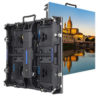 Écran LED de location extérieur RGX, taille spécialisée pour le marché indien 576*576mm P4.81, mur d'affichage LED haute luminosité pour activités en plein air