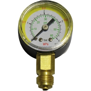 Manometro Digitale a Secco 1/4\" per Gas GPL, Cassa in Acciaio Inox, Materiale in Ottone, Applicazione Liquidi - Product Image 1