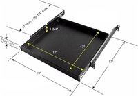 2U 3u 4u 6u 30u Universal Vented Rack Mount Kantilever Rak Kabinet Server Tetap