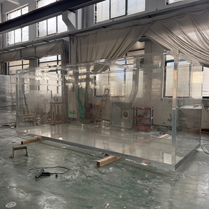 Kwalitatief hoogwaardig transparant op maat gemaakt zoutwateraquarium voor zeevissen, <span class=keywords><strong>50</strong></span> <span class=keywords><strong>gallon</strong></span>, te koop - Product Image 1