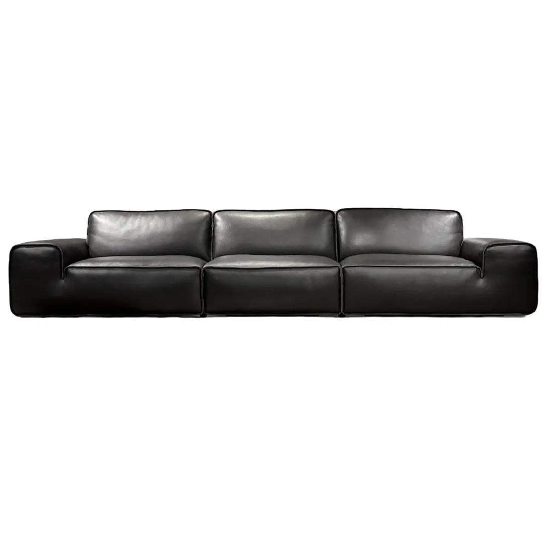 SF821 Qualitäts sicherung Großhandel liegend volles Leders ofa Wohnzimmer Sofas Italienisches Sofa