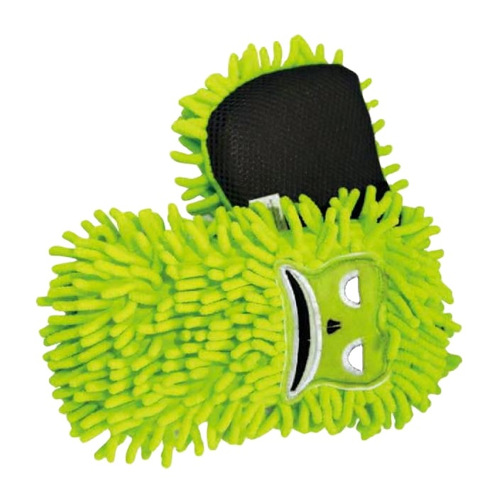 Custom sponge auto detailing pad car wash chenille microfiber sponge pad