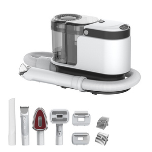 OEM ODM Pets Supplies Pro Profesional 5 In 1 Pet Grooming Kit Clipper Vacuum <span class=keywords><strong>Aspiration</strong></span> 99% Hair For Dog Cat Hair Remover - Product Image 5
