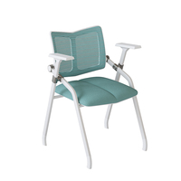 Chaise de réunion empilable pour visiteurs, chaise de bureau, chaise de formation sans roulettes, chaise de réception pour hôtel, chaise de conférence