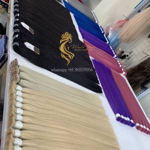 Worldhair Super Double Drawn 100% Haute Qualité Vietnamien Remy Extensions de Cheveux Humains Machine Double Trame 100g Toutes Les Couleurs - Product Image 6