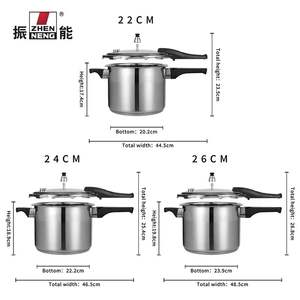 Olla a Presión ZHENNENG de Gran Capacidad, Acero Inoxidable 304, a Prueba de Explosiones, Universal para Estufa de Gas e Inducción, Venta al Por Mayor - Product Image 5