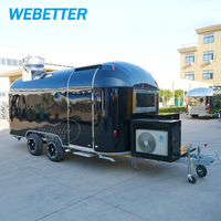 WEBETTER Hotdog Cart Makanan Katering Trailer Makanan Truk Makanan untuk Dijual Eropa