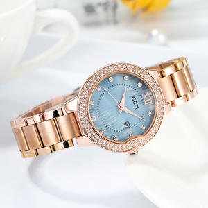 Nuevo reloj de pulsera para mujer con esfera grande, estilo coreano, moderno, con diamantes, resistente al agua, correa de acero y cuarzo - Product Image 5