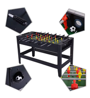 Win.max 5ft 4 en 1 Multi Game Table Rotative Air Hockey, Baby-Foot, Tennis de Table & Billard MDF Soccer Ball Combination Set