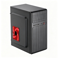 Chasis de PC Compacto Micro ATX Mini ITX OEM en Oferta, 350 mm, 4 Ranuras PCI, Ventilación de Malla para HDD/SSD, Accesorios para Juegos