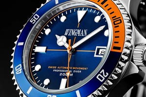 Custom Depth <span class=keywords><strong>Master</strong></span> Suiza Movimiento automático Reloj de buceo de acero inoxidable para hombres con correa de reloj de gama alta - Product Image 2