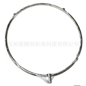 Anneau de pulvérisation en acier inoxydable, diamètre 33 cm, connecteur fileté à 4 points pour nettoyeur haute pression, dégraissage - Product Image 1