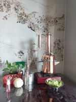 Extracteur d'hydrolat en cuivre pur 8L, petit distillateur d'huiles essentielles, alambic de distillation domestique en cuivre