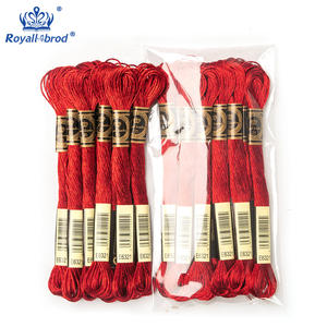 Hilo de Bordar Metálico 150D/2*6 29 Colores 12 Piezas/Bolsa para Ganchillo Costura Tejido a Mano Patrón Teñido Hilo para Punto de Cruz - Product Image 2