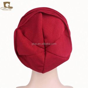 Nouveau bonnet snood ample et décontracté pour femme, taille unique, en coton et polyester, idéal pour la chimiothérapie, le sommeil ou comme turban, couleur unie - Product Image 5