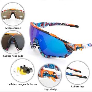 <span class=keywords><strong>Kapvoe</strong></span> hommes femmes cyclisme lunettes de soleil vtt vélo lunettes polarisées cyclisme lunettes sport randonnée équitation lunettes - Product Image 4