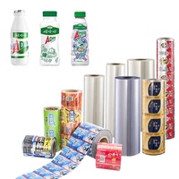 Film rétractable PET translucide de qualité alimentaire imprimé sur mesure, résistant à l'humidité, anti-poussière, pour l'emballage de boissons (Whisky et Soda)