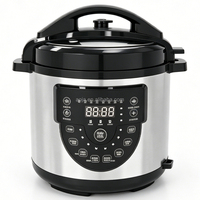 Autocuiseur Électrique OEM en Gros 6L 8L 10L 12L 1000W avec Écran LCD, 17 Menus de Cuisson, Démarrage Retardé, Maintien au Chaud, Approvisionnement Direct Usine
