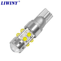 Liwiny 12-24V indicateur de largeur LED automobile T10 50W 2525 10LED ampoule haute puissance lampe de recul