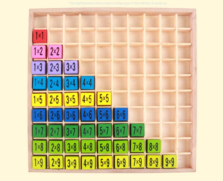 Детский деревянный стол для обучения математике и обучения