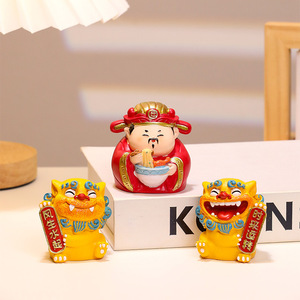 ชุดรูปปั้นจงขุยเรซิ่นหลายชิ้น ของตกแต่งโต๊ะเฟิงสุ่ย ของขวัญปีใหม่จีน - Product Image 3