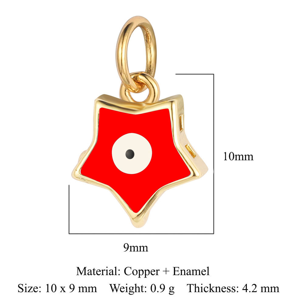 evil eye brass charm