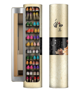 Creative Rotating <strong>Shoe</strong> <strong>Cabinet</strong> Round Multi-storey <strong>Shoe</strong> Rack Modern Simple <strong>Chinese</strong> Economical Hall <strong>Cabinet</strong> Saves Space. - Product Image 3