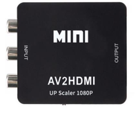 Destekleyen PAL/NTSC USB şarj kablosu HDMI 1080P RCA AV 3RCA CVBs kompozit Video ses dönüştürücü adaptörü