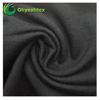 Kualitas tinggi 90% Bamboo Lyocell 10% Jersey spandeks kain untuk pakaian olahraga