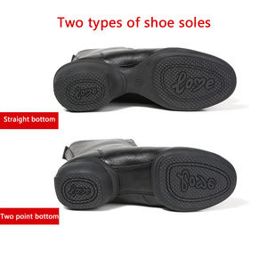 Jazz danse bottes femmes salle de bal dames Latin chaud bottes carré moderne fête chaussures talon moyen 4cm automne hiver danse baskets - Product Image 5