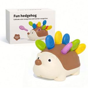 Tableau Montessori Sensoriel Musical Éducatif pour Bébé, Jouet Évolutif Hérisson avec Balles pour Enfants - Product Image 1
