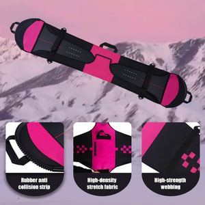 Housse de snowboard en polyester écologique de haute qualité avec logo camouflage imprimé, sangle amovible, pour voyages en plein air, ski et snowboard - Product Image 3