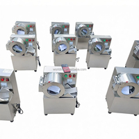 Commerciële groentesnijmachine, commerciële machine voor het verwerken en snijden van ingelegde groenten en fruit, bananen snijmachine