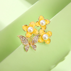 Broche de Perlas de Agua Dulce con Baño de Oro, Broches de Aleación para Uso Diario, Regalo para Mujeres, Compromiso, Boda, Fiesta - Product Image 6