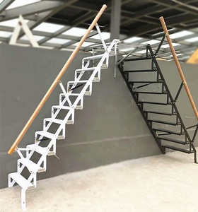 <span class=keywords><strong>Escalera</strong></span> Plegable <span class=keywords><strong>de</strong></span> Acero con Recubrimiento <span class=keywords><strong>de</strong></span> Polvo Negro, Estilo Moderno Australiano/Americano, para Interiores, con Función <span class=keywords><strong>de</strong></span> Elevación - Product Image 3