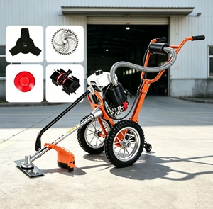 Cortadora <span class=keywords><strong>de</strong></span> Césped Pequeña <span class=keywords><strong>Motorizada</strong></span> a <span class=keywords><strong>Gasolina</strong></span> con Motor <span class=keywords><strong>de</strong></span> Empuje Manual y Caja <span class=keywords><strong>de</strong></span> Cambios con Rodamientos para Uso Agrícola, Desbrozadora Multifuncional - Product Image 3