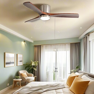52Inch Hot Selling Indoor Modern DC Motor Acrylic LED Smart <b>Control</b> 3 Blades <b>Ceiling</b> Fan <b>Light</b> with <b>Remote</b> <b>Control</b> - Product Image 4